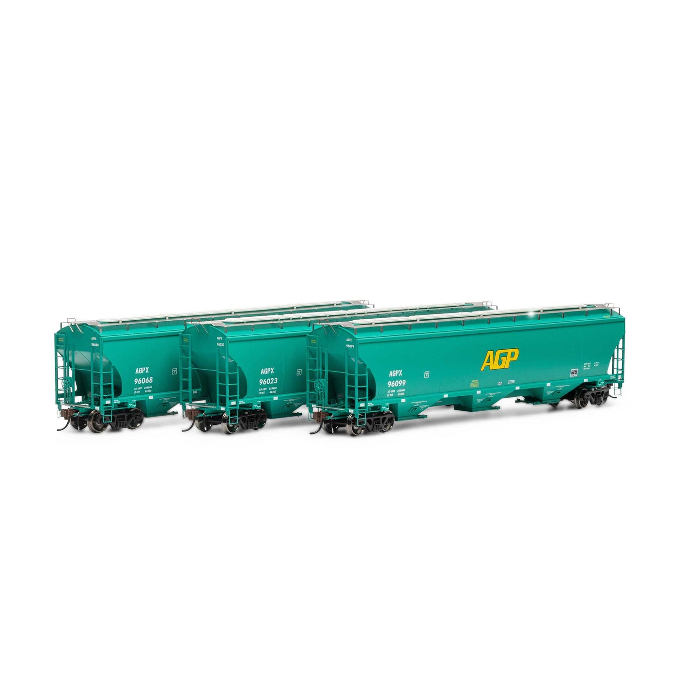HO Trinity 3-Bay Hopper AGPX #2 Model (ATHG97158)