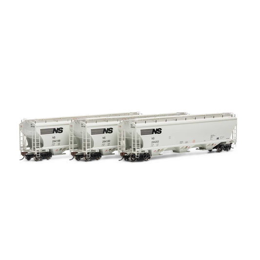 HO Trinity 3-Bay Hopper 5161cuft Car Model (ATHG97170)