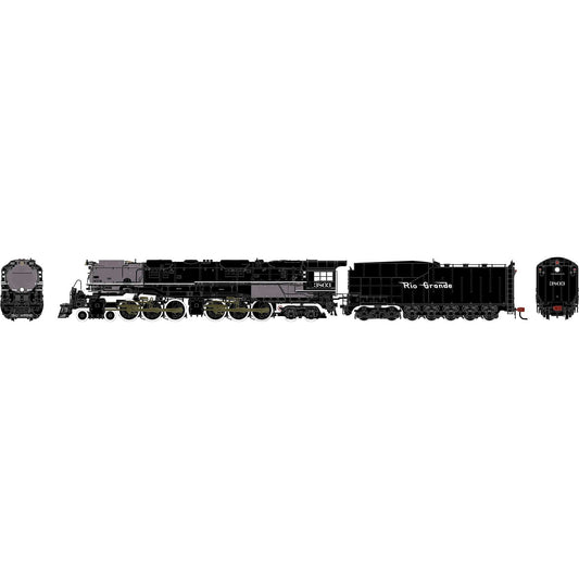 HO 4-6-6-4 D&RGW #3803 with DCC and Sound (ATHG98976)