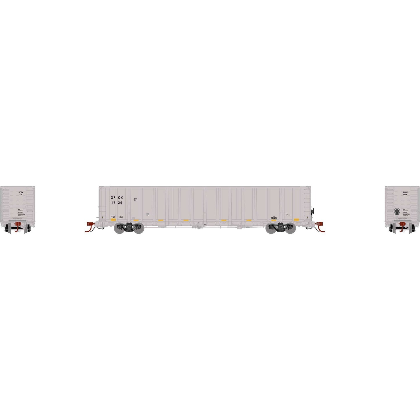 N NSC 6400 Gondola with Load, OFOX #1729 (ATHGN12583)