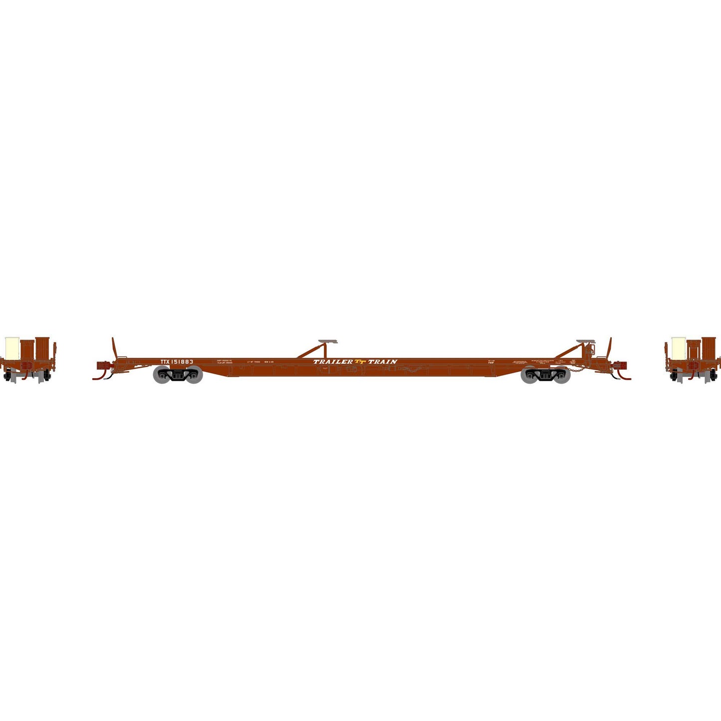 N F89-F 89'8" TOFC Flat Plastic Model (ATHGN14364)