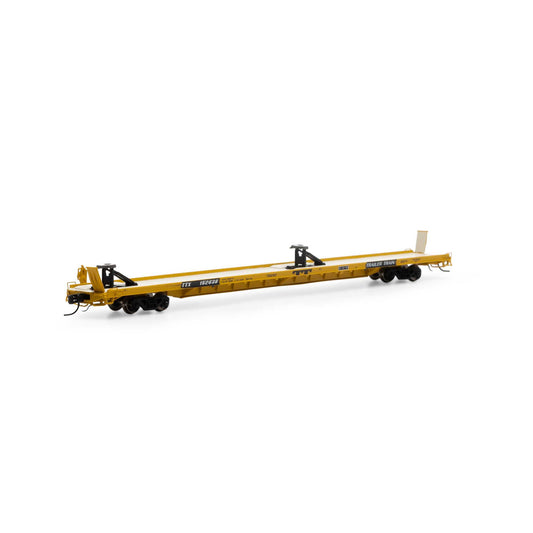 N F89-F 89'8" TOFC Flat TTX/Yellow Model (ATHGN14366)