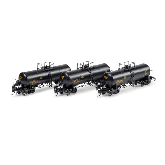N 13,600-Gallon Acid Tank Car Model in Black (ATHGN15328)