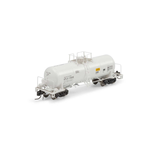 N 13,600-Galon Acid Tank UTLX White Model Train Car (ATHGN15331)