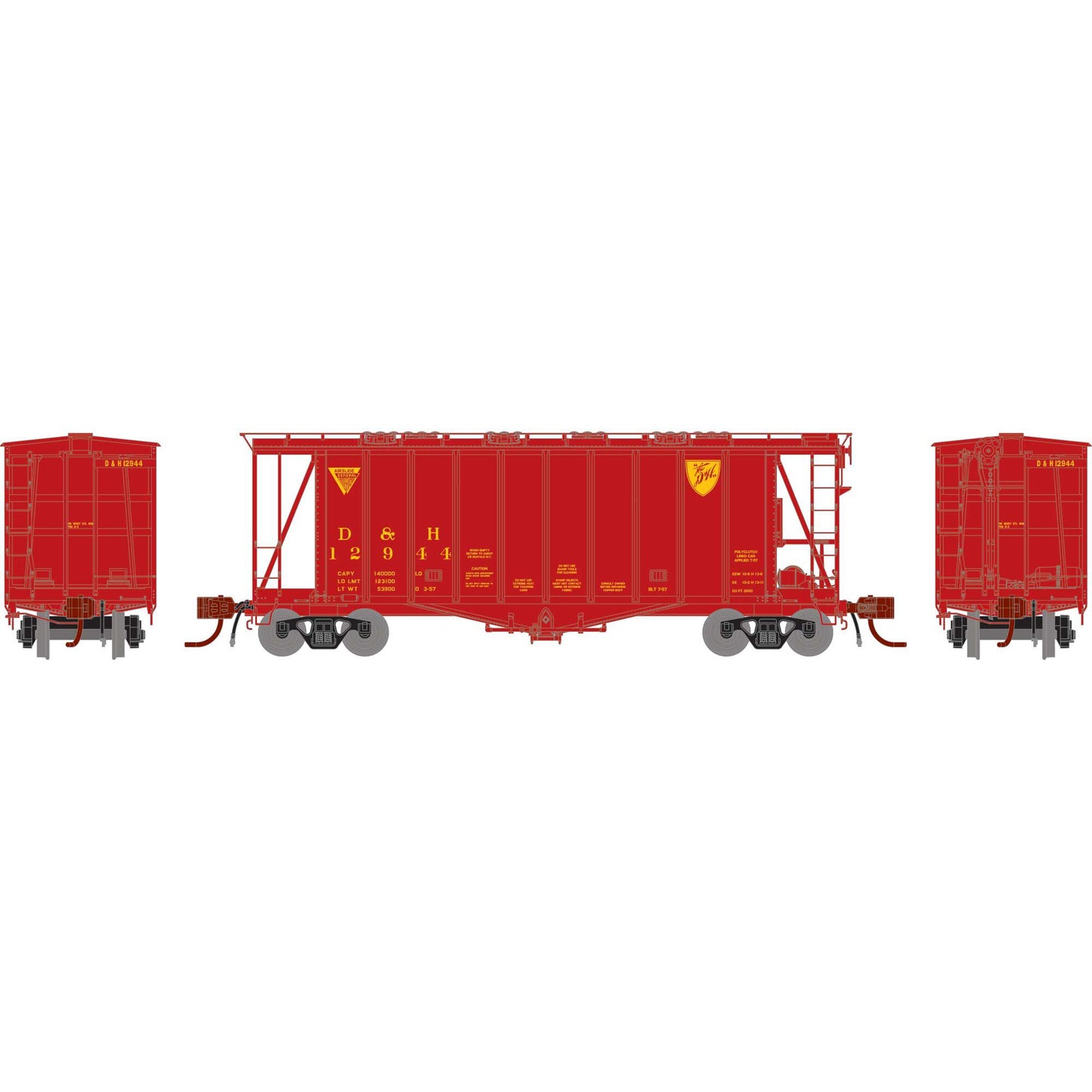 N GATC 2600 Airslide Hopper D&H #12944 (ATHGN23393)