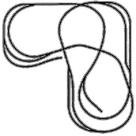 HO-8 Code 100 The Super Pretzel Drop Track Feature (ATL10008)