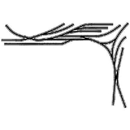HO-19 Code 83 Narrow Switching Railroad Track (Drop) (ATL1001983)