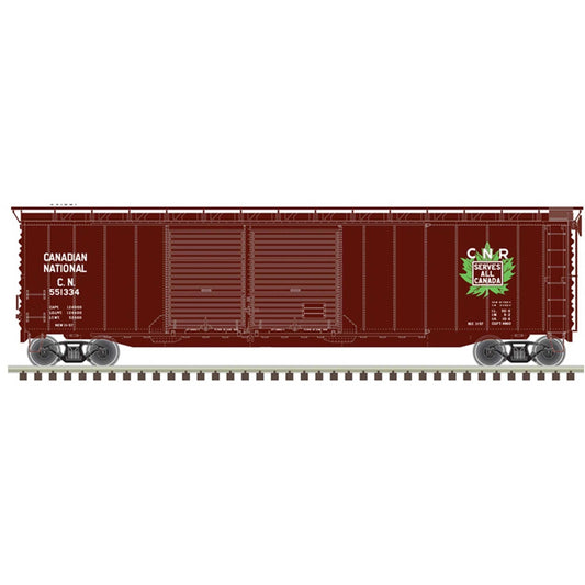 HO 50' Postwar Box Car Canadian National (ATL20006571)