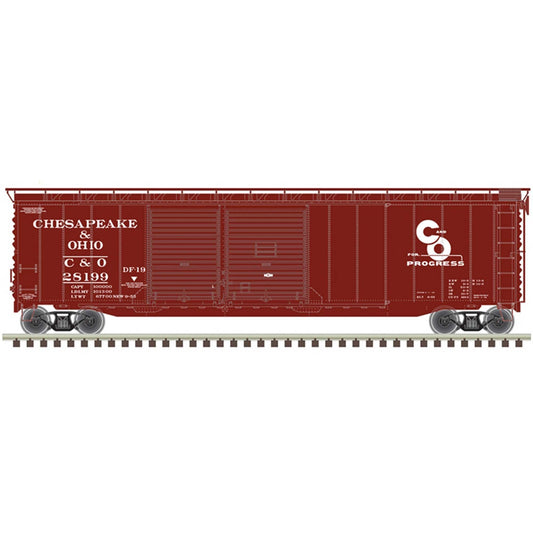 HO 50' Postwar Box Car Chesapeake & Ohio (ATL20006574)