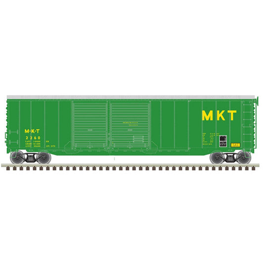 HO 50' Postwar Box Car Missouri-Kansas-Texas 2285 (ATL20006589)