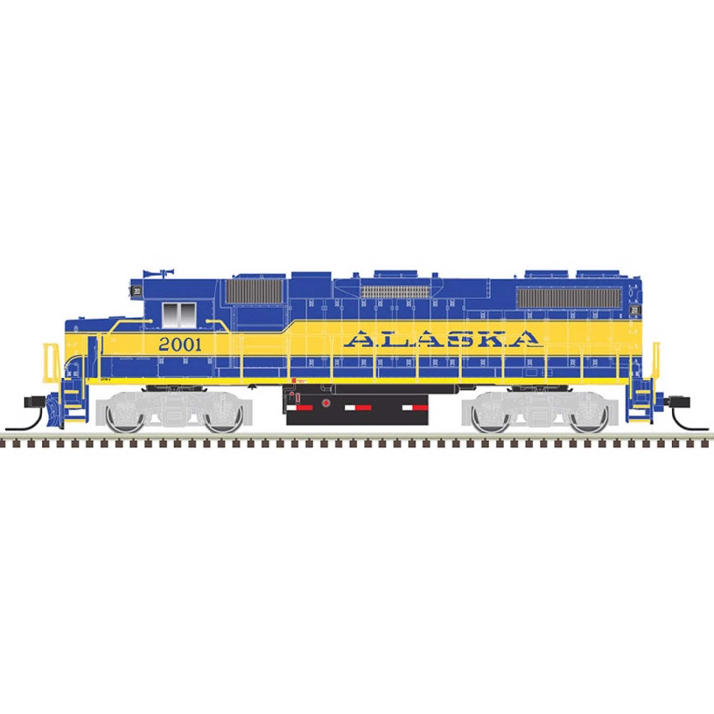 N GP38-2 Phase II Alaska #2002 Locomotive (ATL40004833)