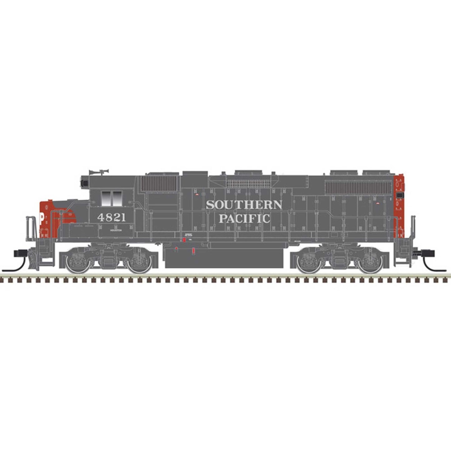 N GP38-2 Phase II Southern Pacific 4814 Gray/Red/Gold (ATL40004851)