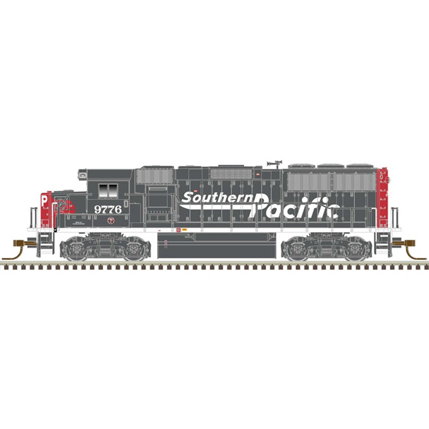 Southern Pacific 9794 Gray Red Model (ATL40004899)