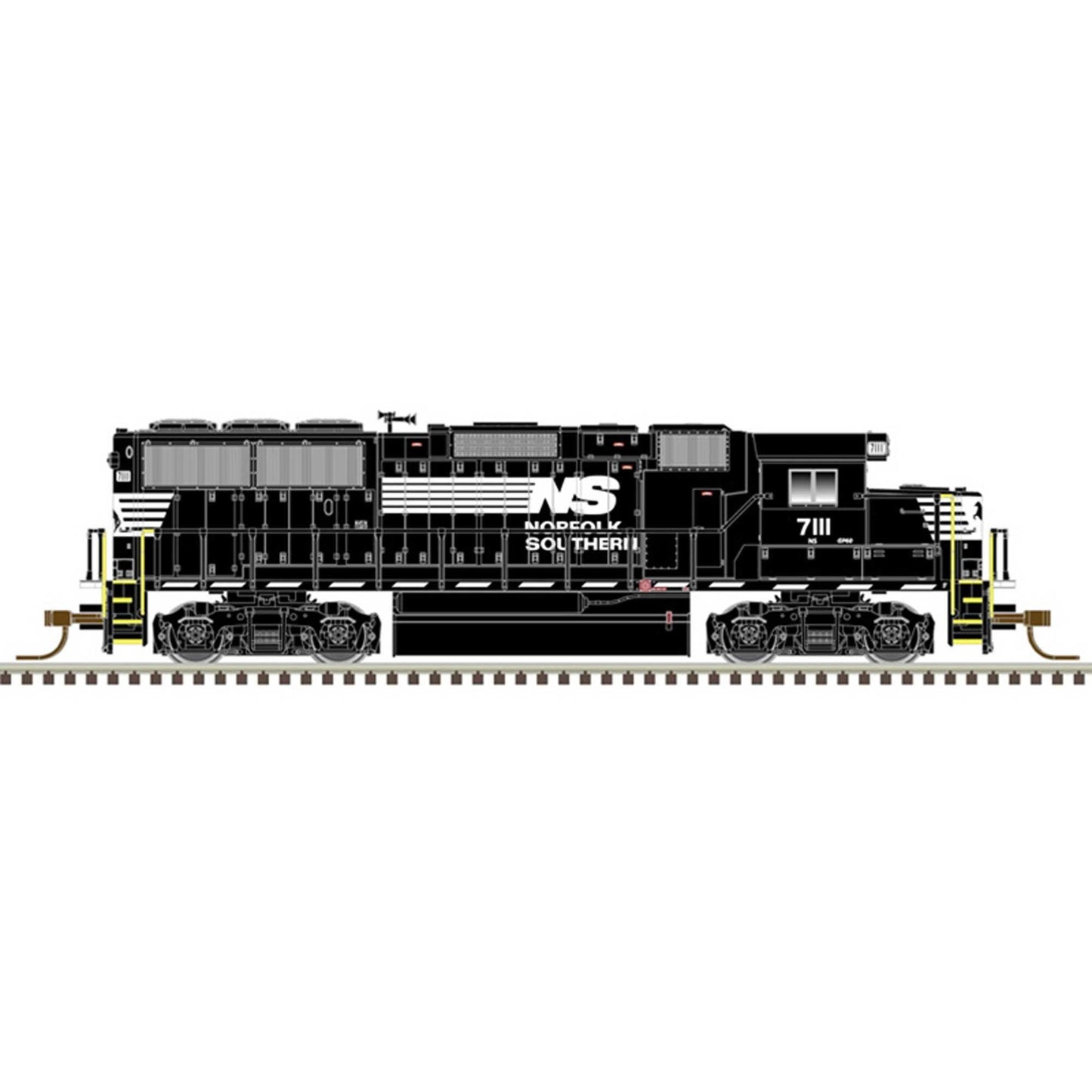 Norfolk Southern 7111 Black White Model (ATL40004926)