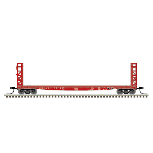 N 48' Flat Burlington Model Train Car (ATL50005793)