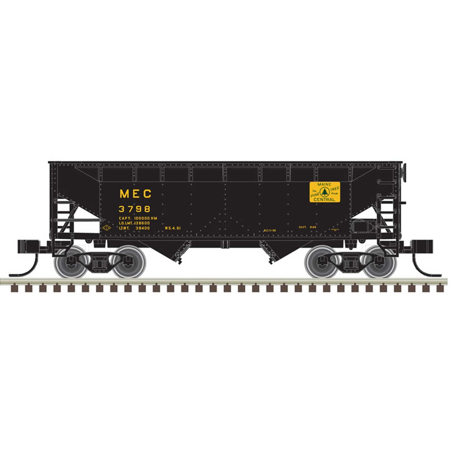 N 2Bay Offset Hopper Maine Central 3723 (ATL50006134)