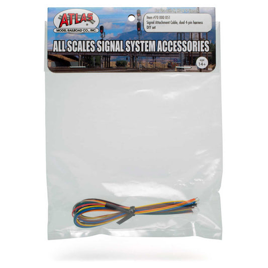 Signal Attachment Cable Dual 4-Pin Harness for DIY (ATL70000051)