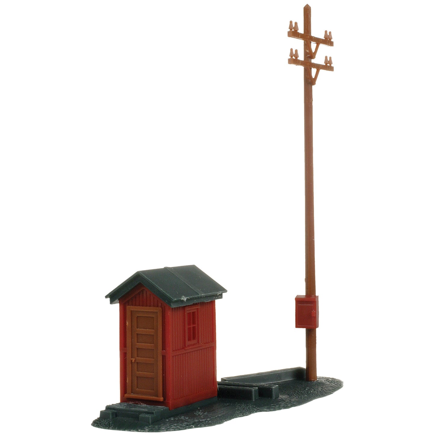 HO KIT Telephone Shanty & Pole Model Kit (ATL705)