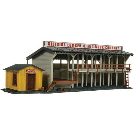 HO KIT Lumber Yard & Office Plastic Model Kit (ATL750)