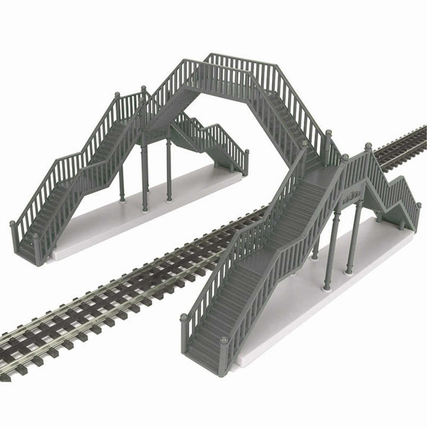 O Scale Single Track Pedestrian Crosswalk in Silver (ATO669173)