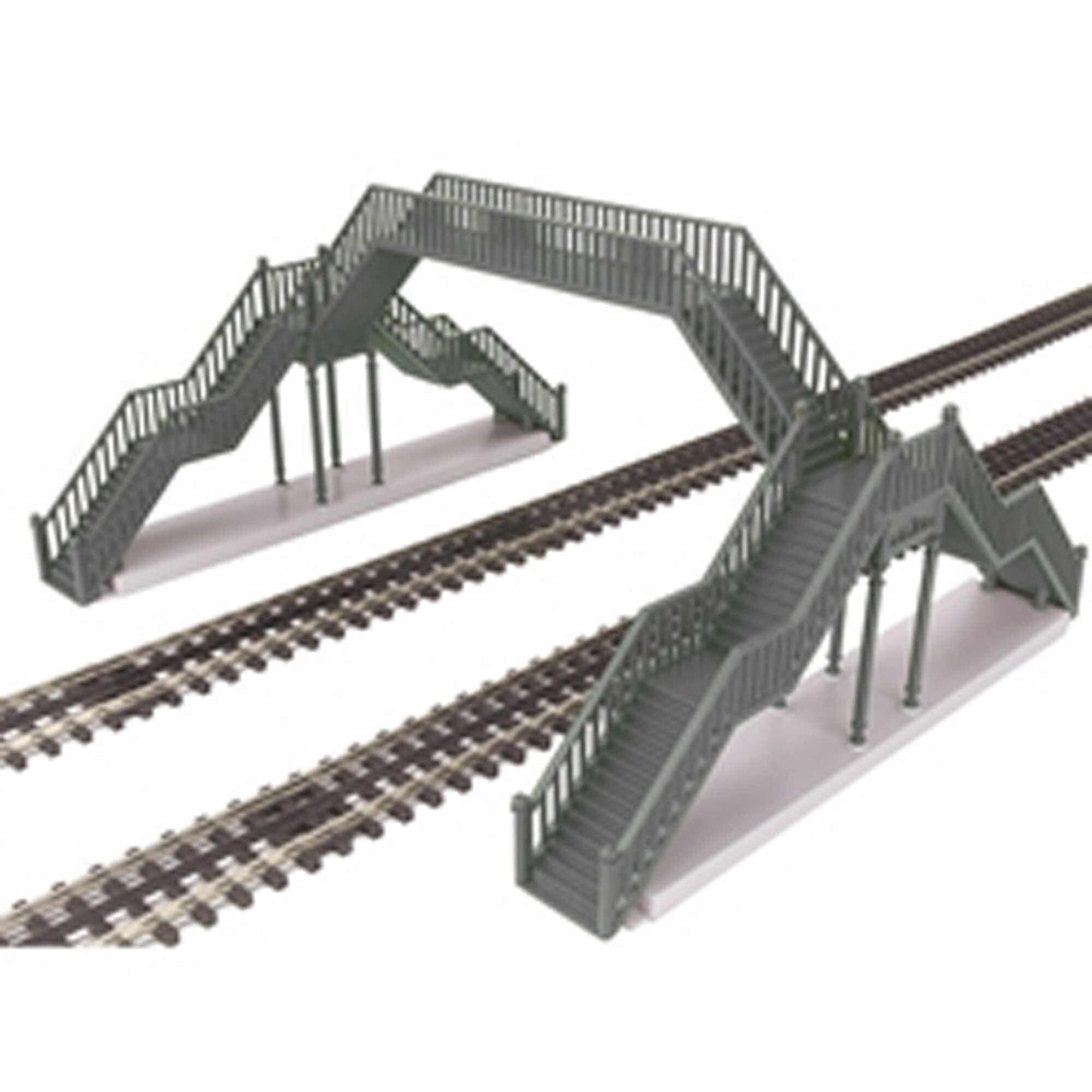 O Scale Double Track Pedestrian Crosswalk Silver (ATO669183)