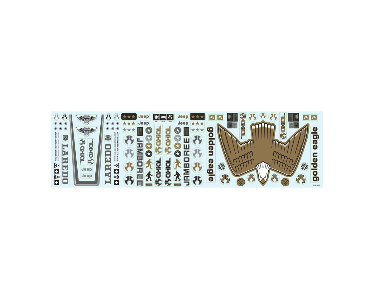 Axial Jeep Heritage Decal Sheet (AXI-1049)