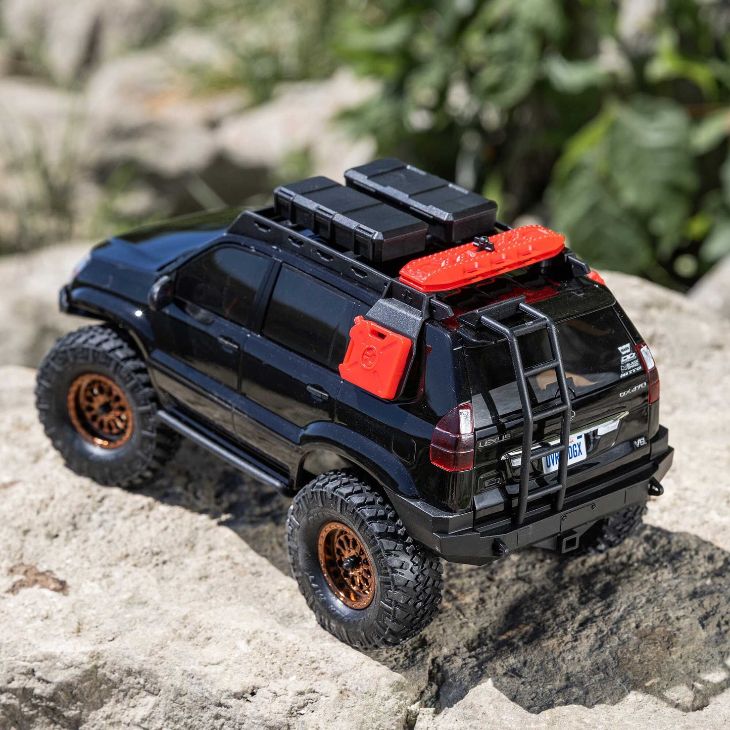 1/24 SCX24 Lexus GX 470 4x4 Ready to Run  (Black) (AXI-1532T3)