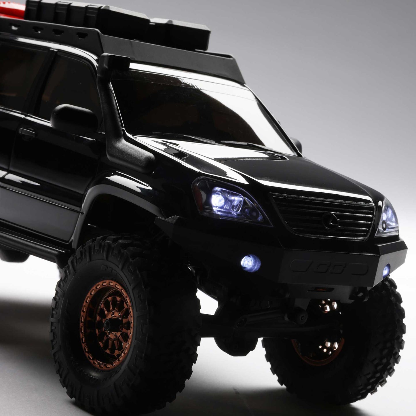 1/24 SCX24 Lexus GX 470 4x4 Ready to Run  (Black) (AXI-1532T3)