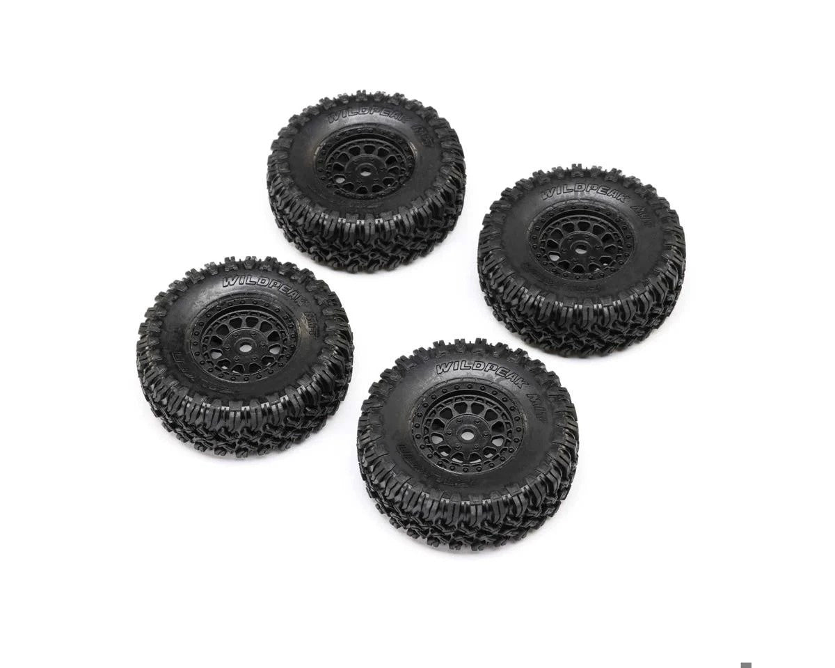1.0 Black Rhino Primm & Falken M/T Tires for SCX24 (Set of 4) (AXI-1538)