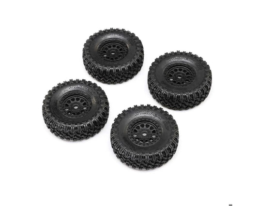1.0 Black Rhino Primm & Falken M/T Tires for SCX24 (Set of 4) (AXI-1538)