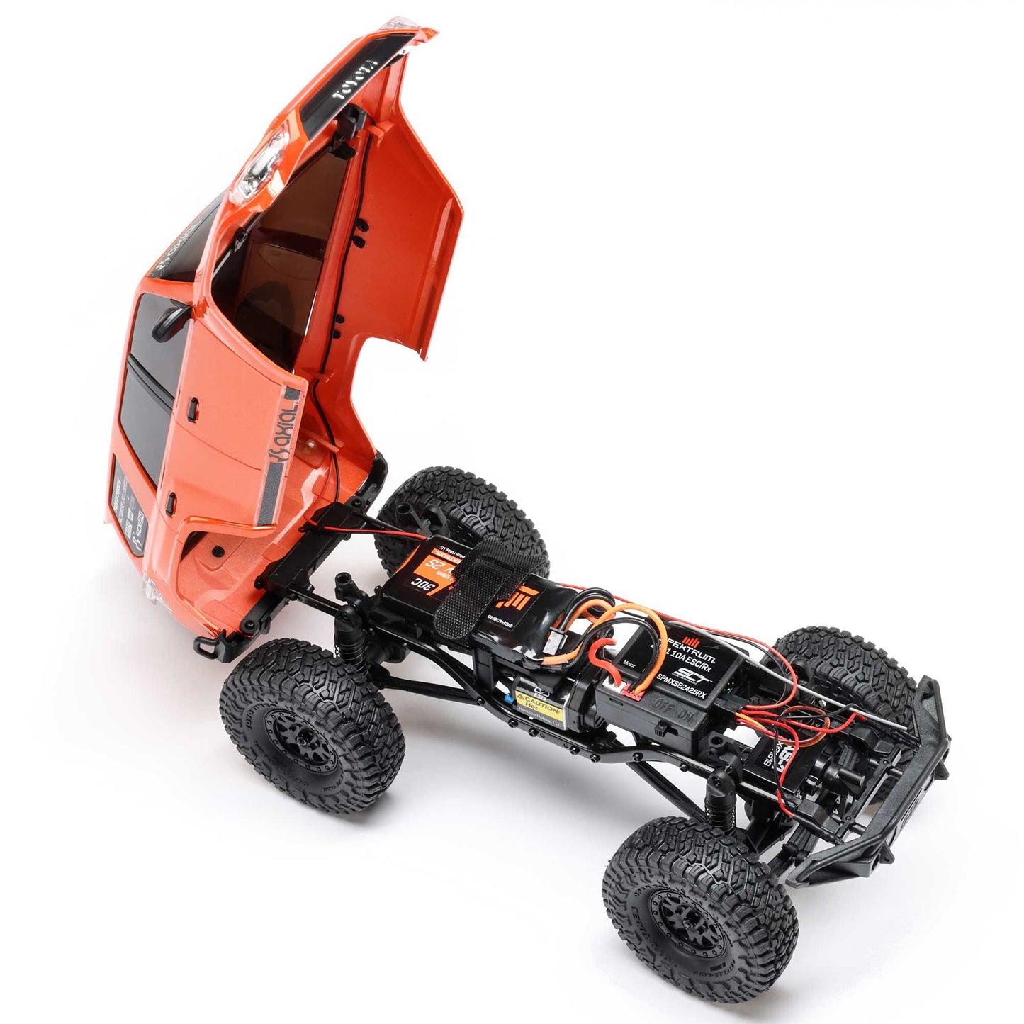 1/24 SCX24 Toyota 4Runner Ready to Run with Battery and Charger (Orange) (AXI-2035T1)_10