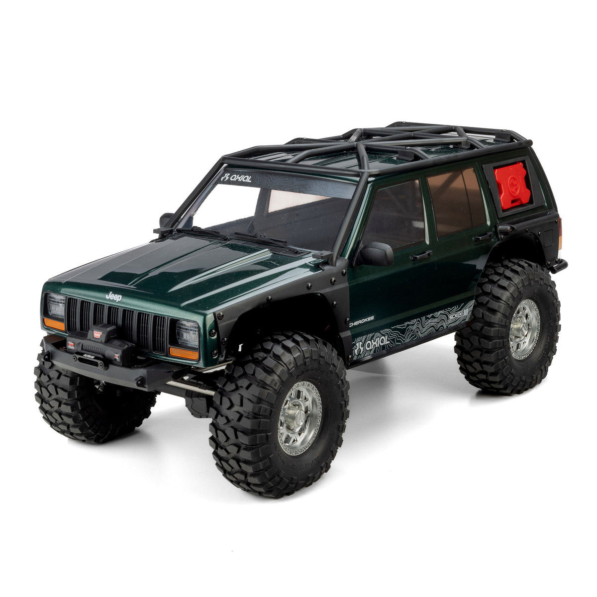 1/10 SCX10 III Jeep Cherokee XJ Ready to Run (Green) (AXI-2037T1)_1