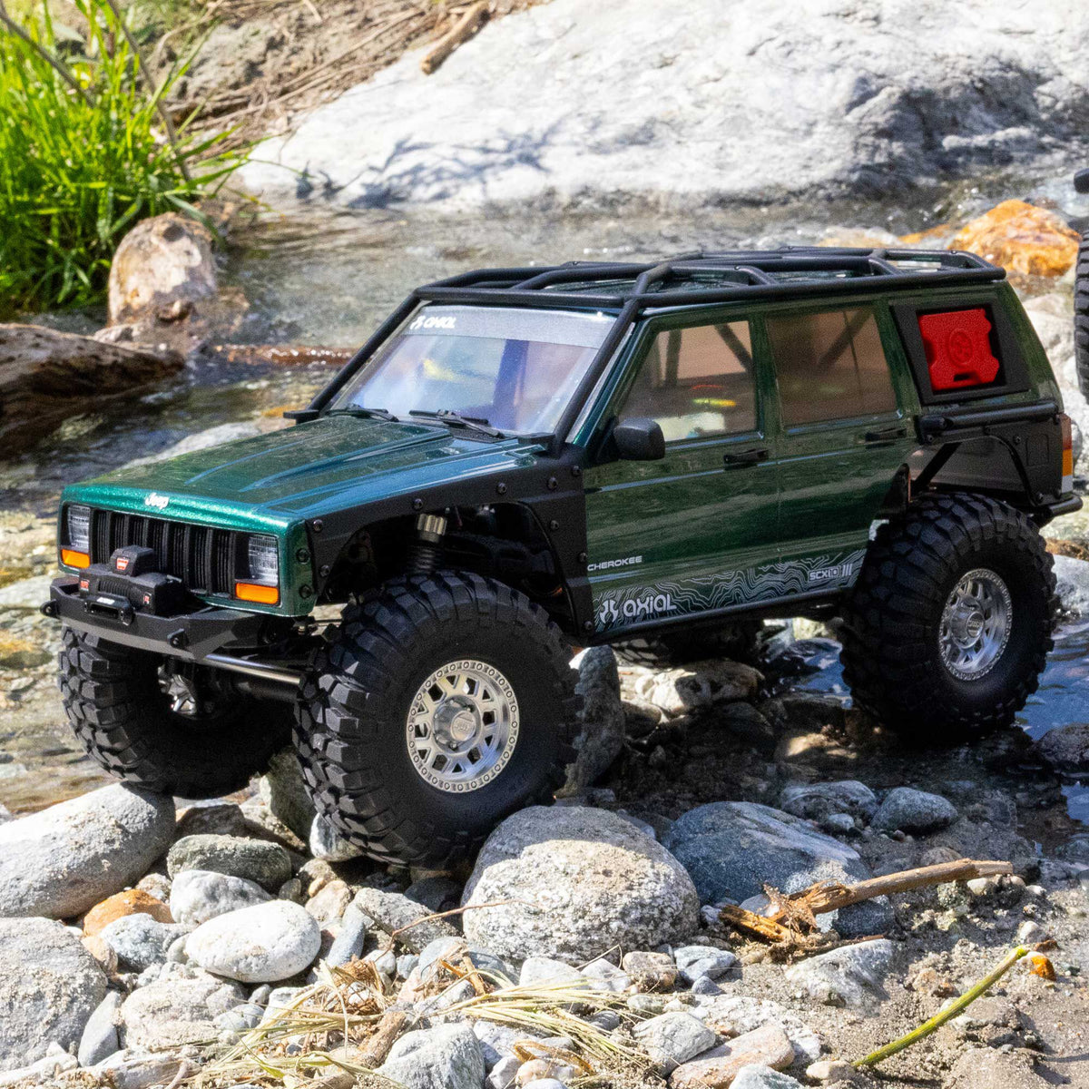 1/10 SCX10 III Jeep Cherokee XJ Ready to Run (Green) (AXI-2037T1)_25