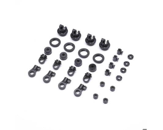 Composite Shock Parts for SCX10 III Base Camp (AXI-2067)