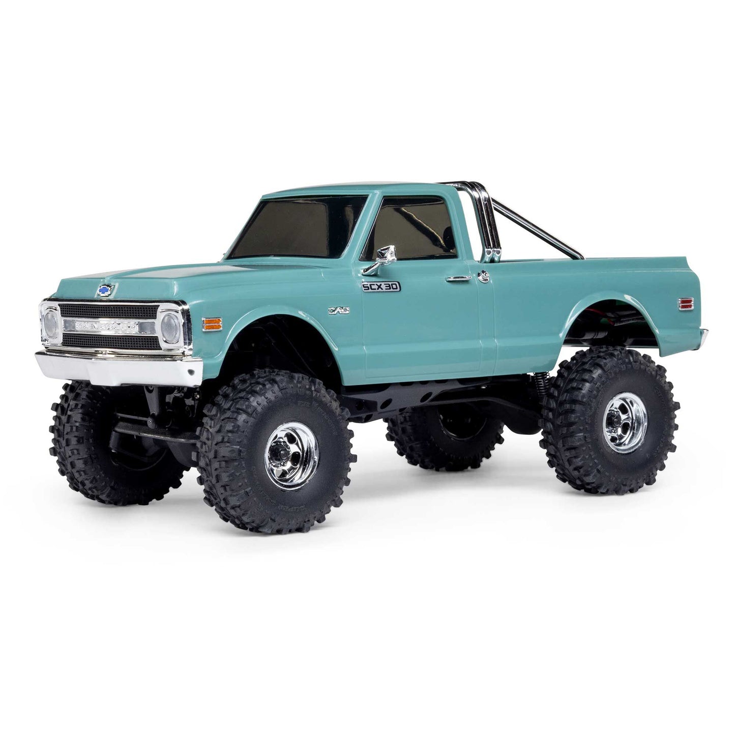 1/30 SCX30 Chevrolet K10 Ready to Run with Battery and Charger (Green) (AXI-2260T1)_17
