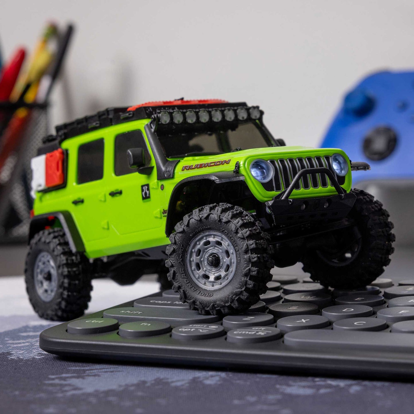 1/30 SCX30 Jeep JLU Wrangler Ready to Run with Battery and Charger (Green) (AXI-2261T1)_28