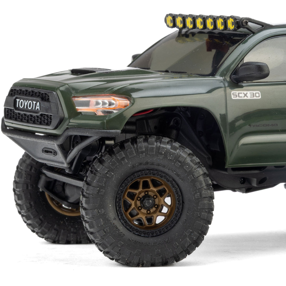 1/30 SCX30 Toyota Tacoma Ready to Run with Battery and Charger (Green) (AXI-3289T1)_8