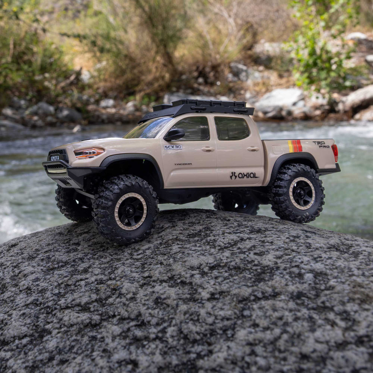 1/30 SCX30 Toyota Tacoma Ready to Run with Battery and Charger (Tan) (AXI-3289T2)_16