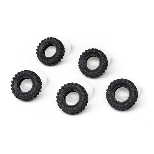 Geolandar XMT Tires with Foam Inserts for SCX30 (5) (AXI-3315)