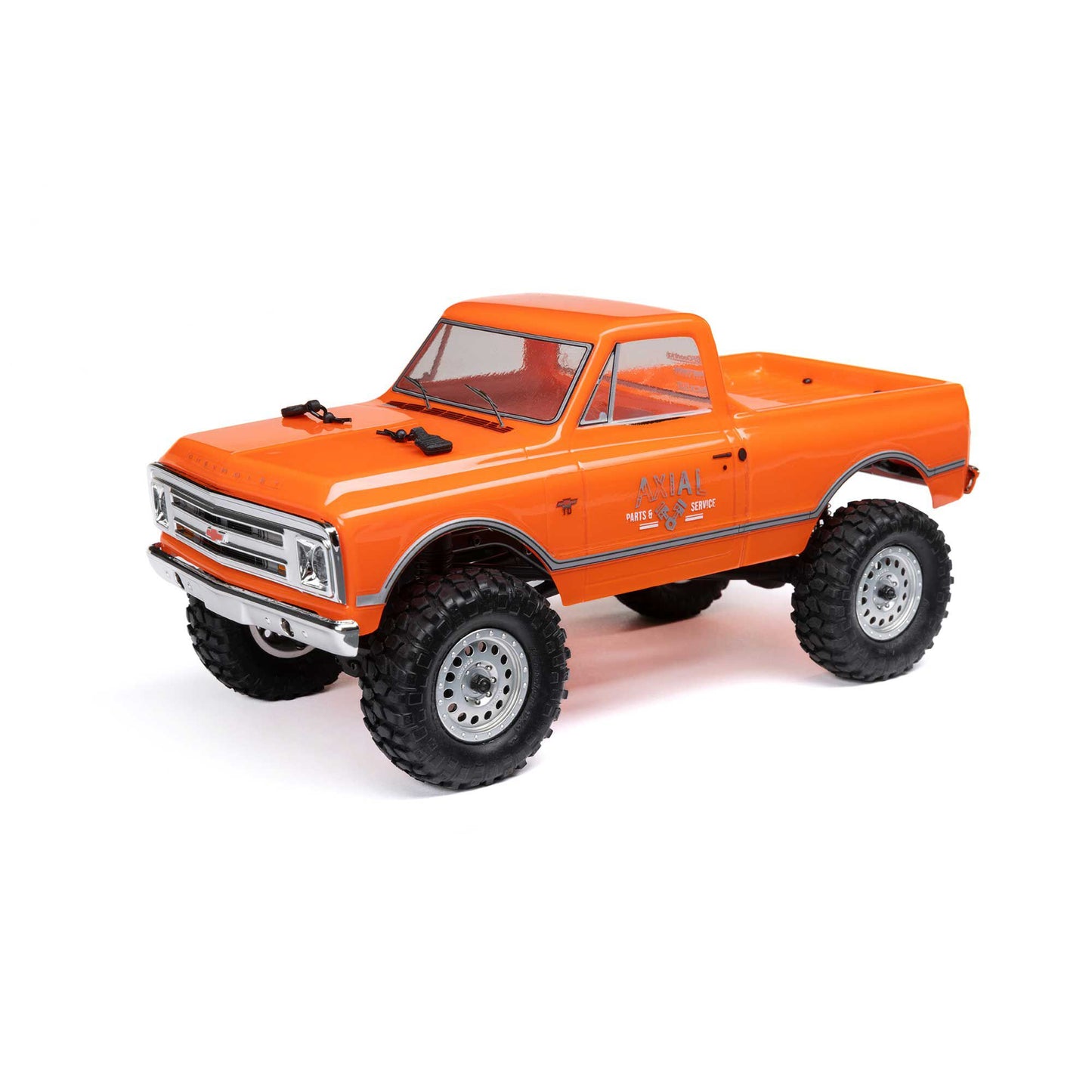 1/24 SCX24 1967 Chevrolet C10 Ready to Run (Orange) (AXI00001V2T3)