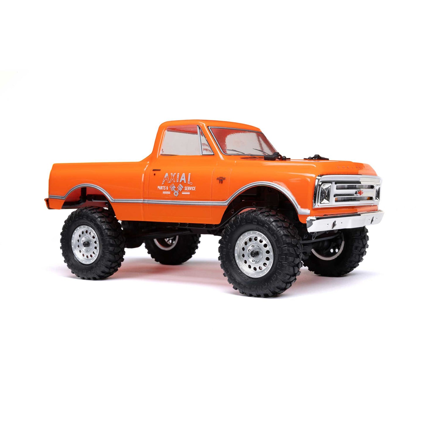 1/24 SCX24 1967 Chevrolet C10 Ready to Run (Orange) (AXI00001V2T3)