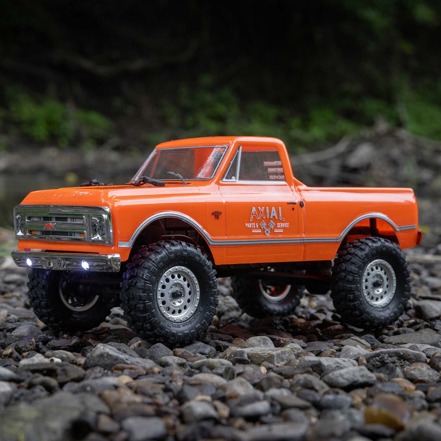 1/24 SCX24 1967 Chevrolet C10 Ready to Run (Orange) (AXI00001V2T3)