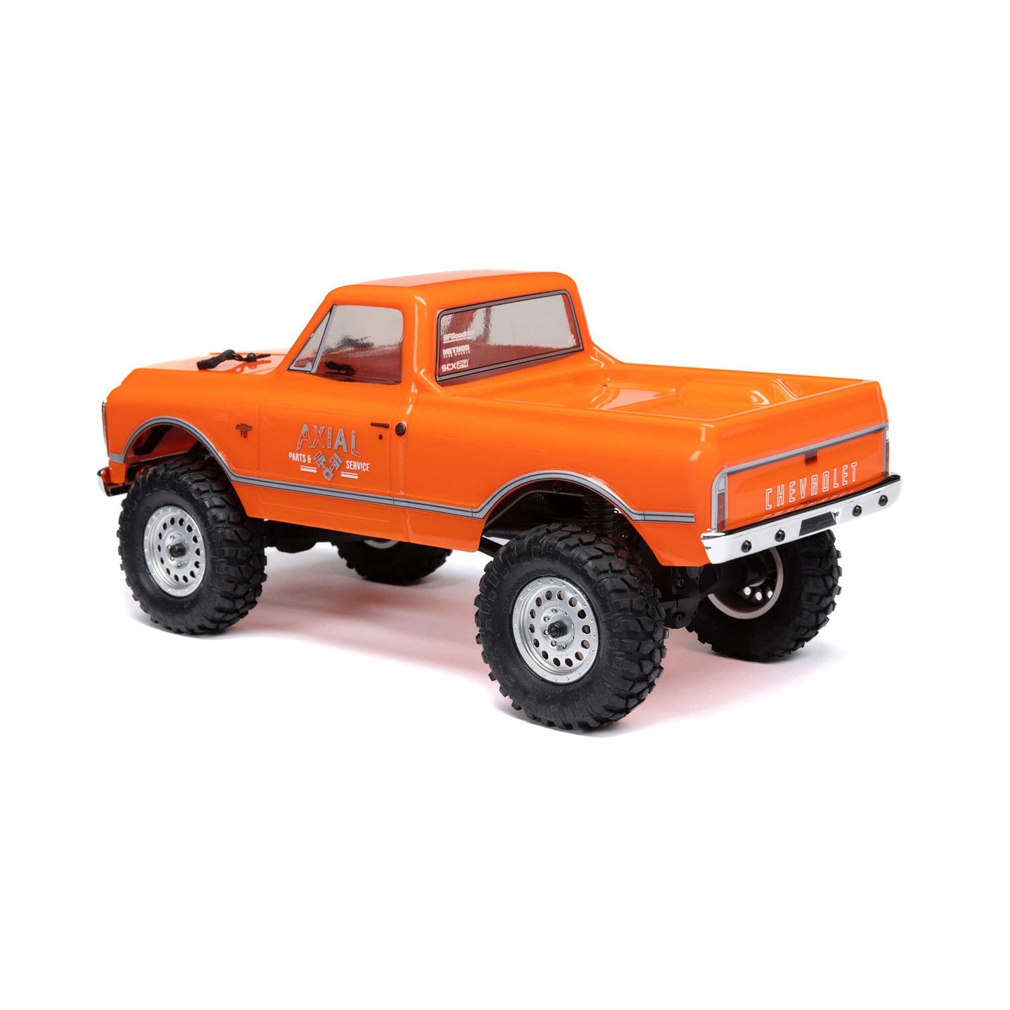 1/24 SCX24 1967 Chevrolet C10 Ready to Run with Battery and Charger (Orange) (AXI00001V2T3)_2
