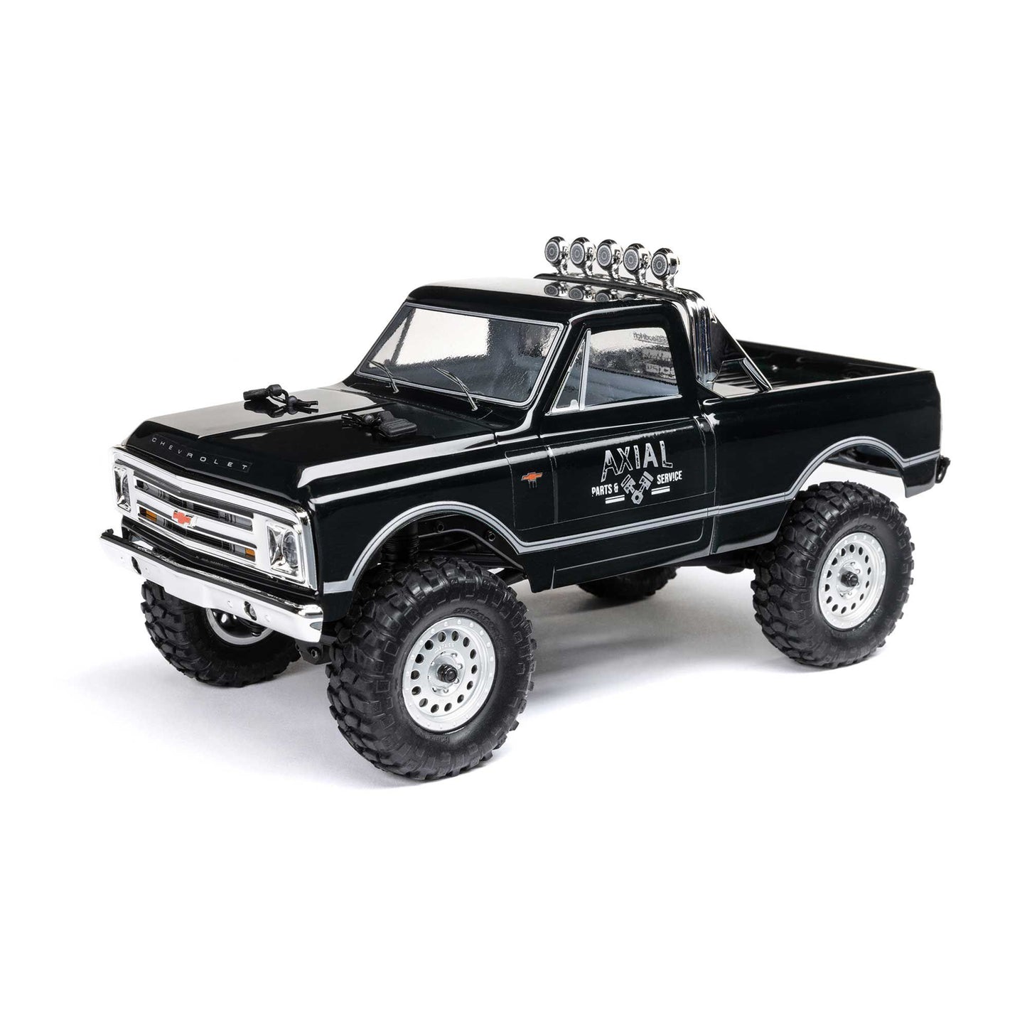 1/24 SCX24 1967 Chevrolet C10 Ready to Run (Black) (AXI00001V2T4)