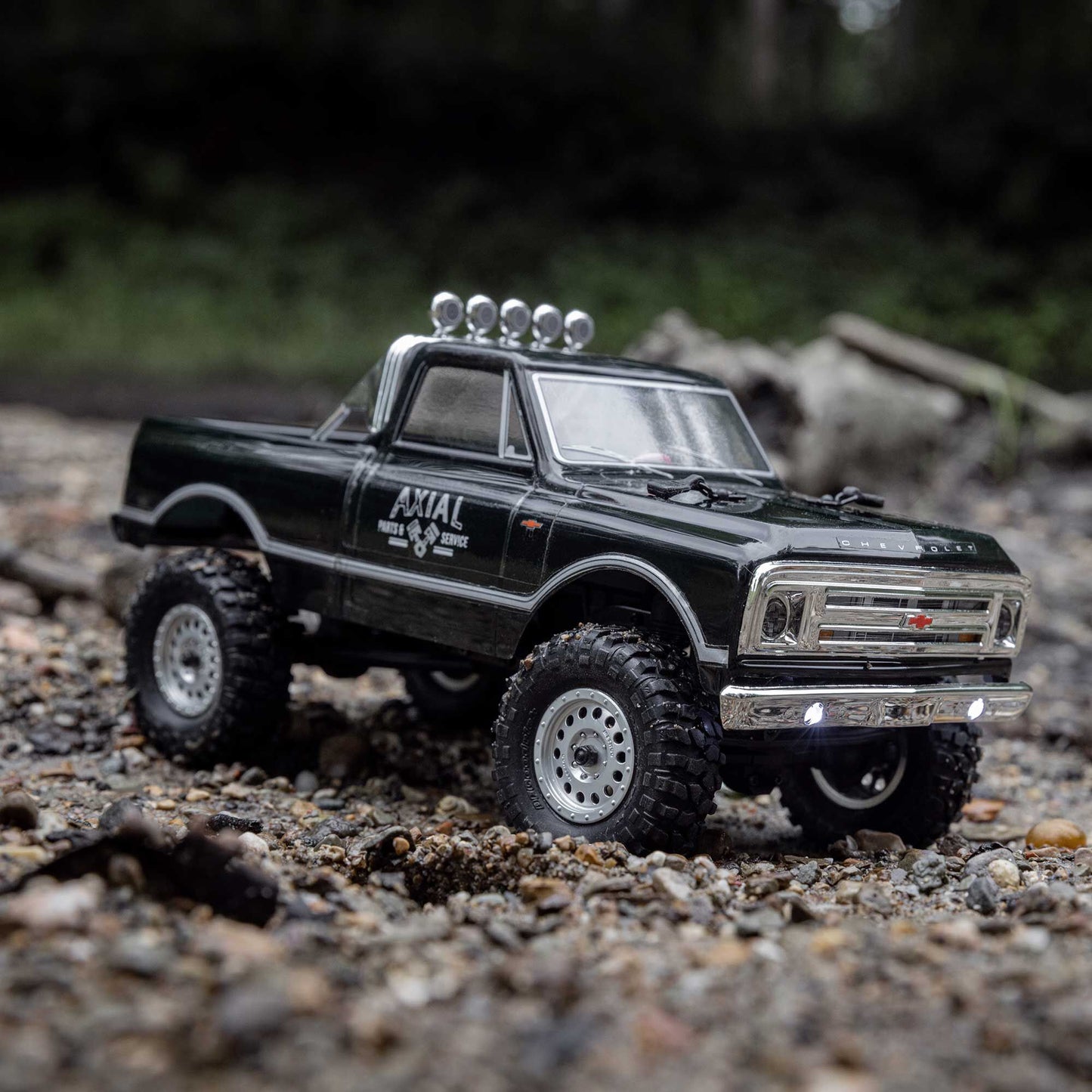 1/24 SCX24 1967 Chevrolet C10 Ready to Run (Black) (AXI00001V2T4)