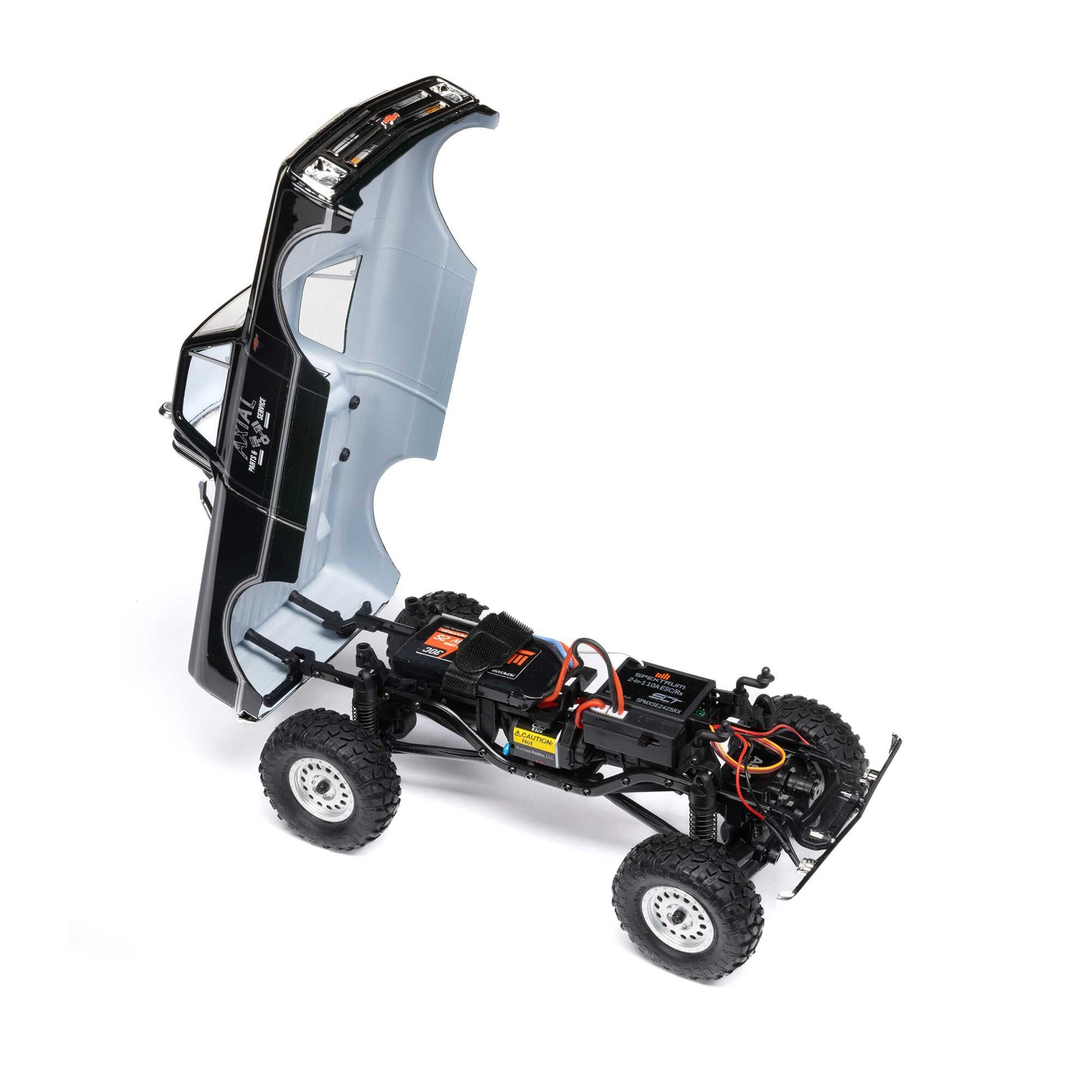 1/24 SCX24 1967 Chevrolet C10 Ready to Run with Battery and Charger (Black) (AXI00001V2T4)_9