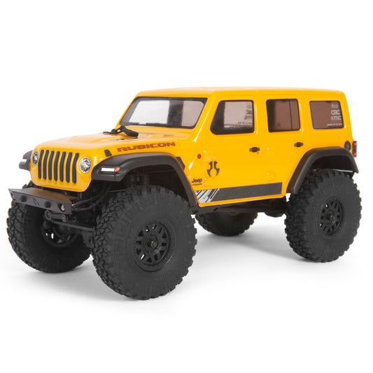 1/24 SCX24 Jeep JLU Wrangler Ready to Run (Yellow) (AXI00002V2T2)