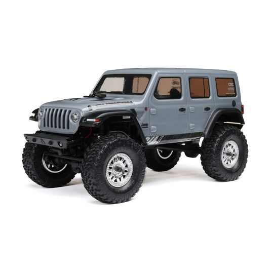 1/24 SCX24 Jeep JLU Wrangler Ready to Run with Battery and Charger (Gray) (AXI00002V3T3)_1