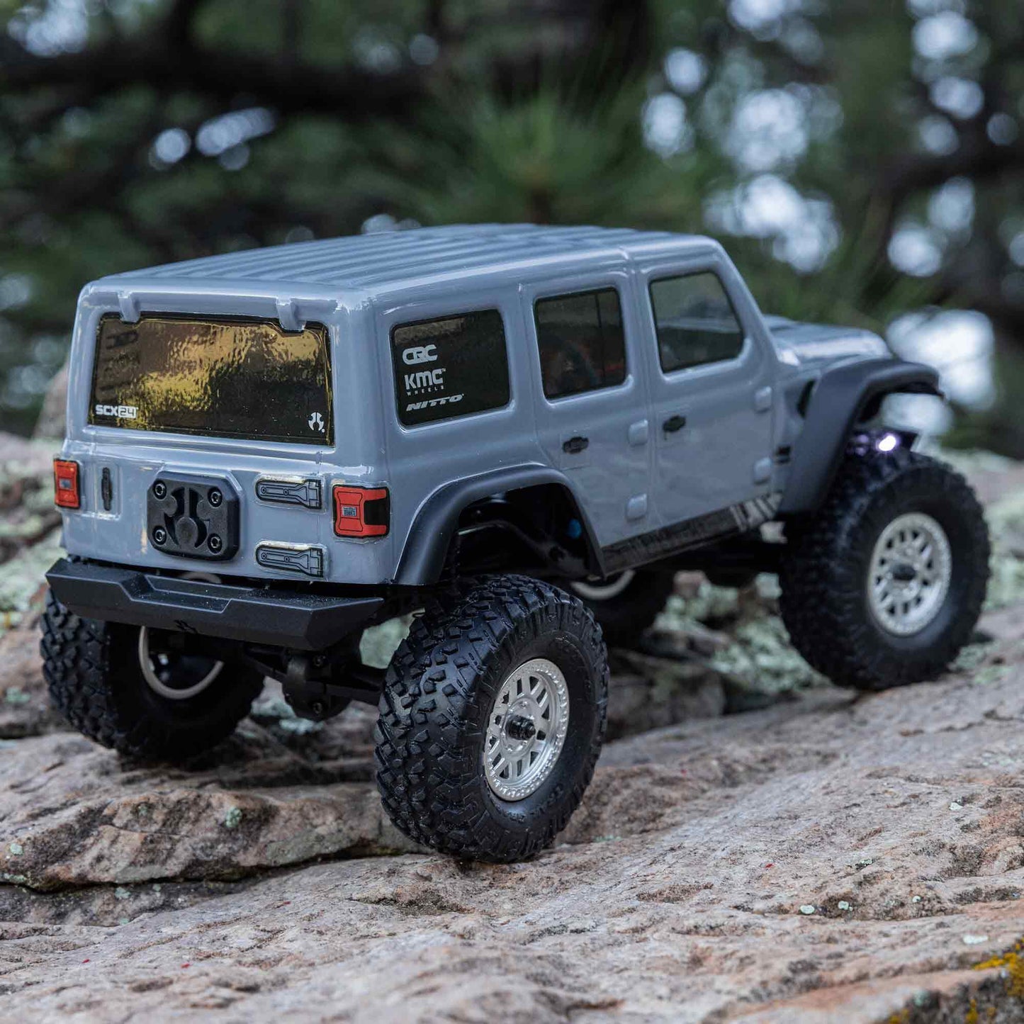 1/24 SCX24 Jeep JLU Wrangler Ready to Run with Battery and Charger (Gray) (AXI00002V3T3)_11