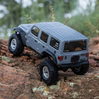 1/24 SCX24 Jeep JLU Wrangler Ready to Run with Battery and Charger (Gray) (AXI00002V3T3)_3